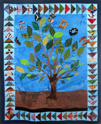 Freedom, Quilt by Aisha Lumumba, www.obaquilts.com