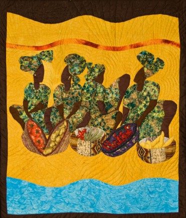 Gumbo Ladies, Quilt by Aisha Lumumba, www.obaquilts.com
