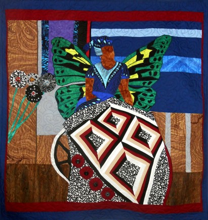 Quilters Can Fly, Quilt by Aisha Lumumba, www.obaquilts.com