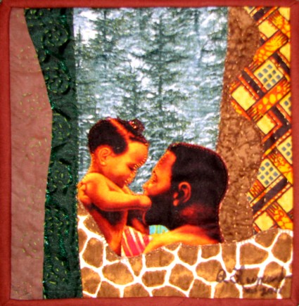 Fathers Love, Quilt by Aisha Lumumba, www.obaquilts.com