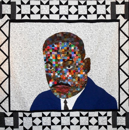 Only Love Can Conquer Hate, Quilt by Aisha Lumumba, www.obaquilts.com