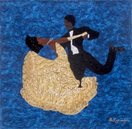 Swept Away #2, Quilt by Aisha Lumumba, www.obaquilts.com