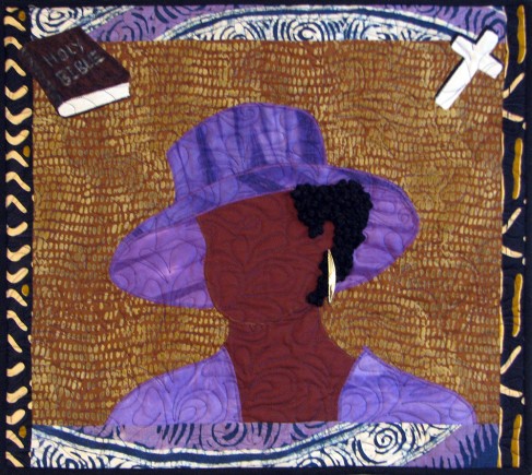 Vendya #3, Quilt by Aisha Lumumba, www.obaquilts.com