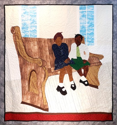 Behaving, Quilt by Aisha Lumumba, www.obaquilts.com
