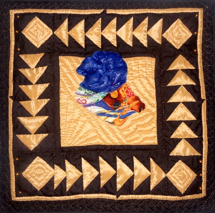 Kisses Doubled, Quilt by Aisha Lumumba, www.obaquilts.com