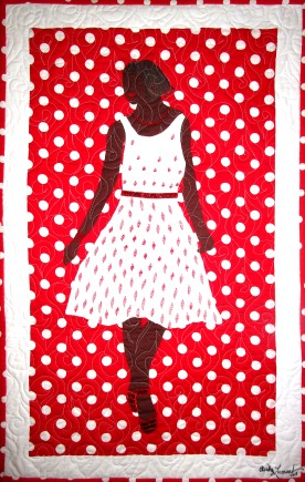 Stepping Up and Speaking Out, Quilt by Aisha Lumumba, www.obaquilts.com