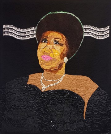 Still Waters, Quilt by Aisha Lumumba, www.obaquilts.com