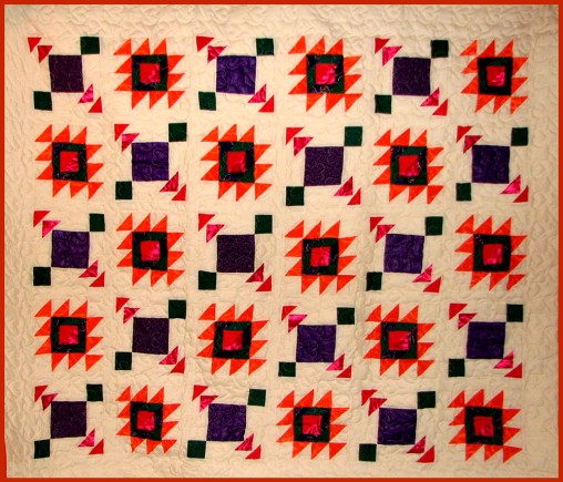 Zimbabwe Basket, Quilt by Aisha Lumumba, www.obaquilts.com