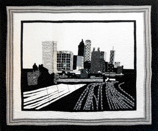 ATL, Quilt by Aisha Lumumba, www.obaquilts.com