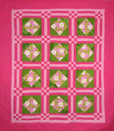 Chatterbox, Quilt by Aisha Lumumba, www.obaquilts.com