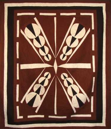 Chocolate Drop, Quilt by Aisha Lumumba, www.obaquilts.com