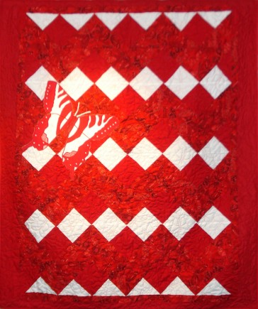 Crossing Over, Quilt by Aisha Lumumba, www.obaquilts.com
