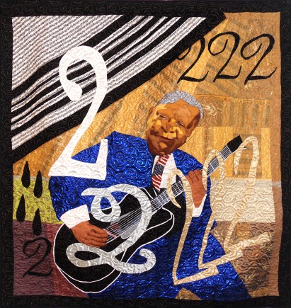 Deuces Wild, Quilt by Aisha Lumumba, www.obaquilts.com