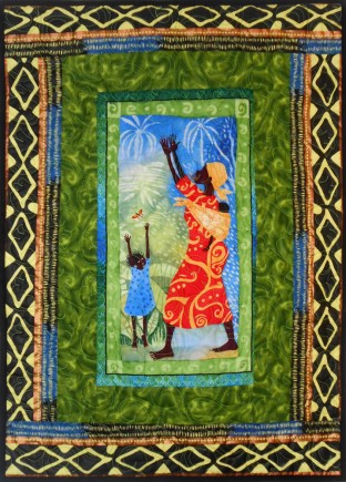 Dream Catchers, Quilt by Aisha Lumumba, www.obaquilts.com