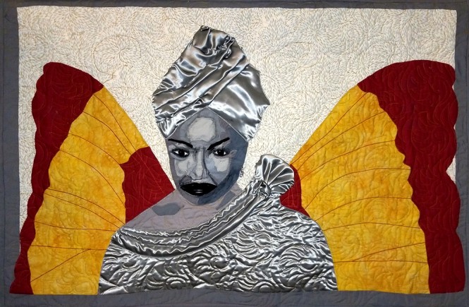 Grief, Quilt by Aisha Lumumba, www.obaquilts.com