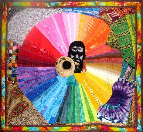 Improv, Quilt by Aisha Lumumba, www.obaquilts.com