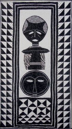 Inspirited, Quilt by Aisha Lumumba, www.obaquilts.com