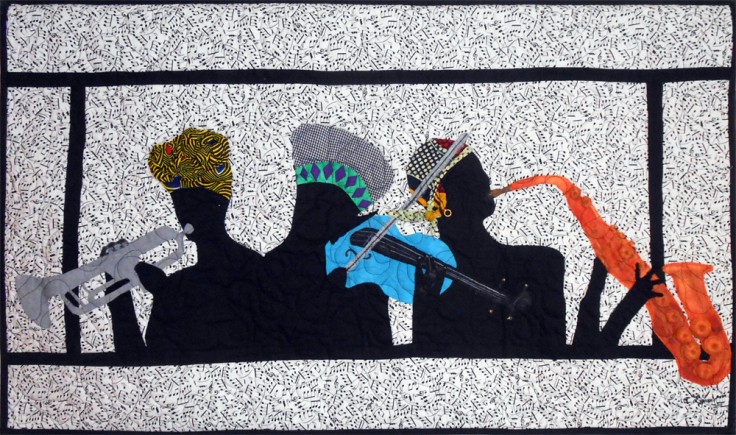 Jam Session, Quilt by Aisha Lumumba, www.obaquilts.com