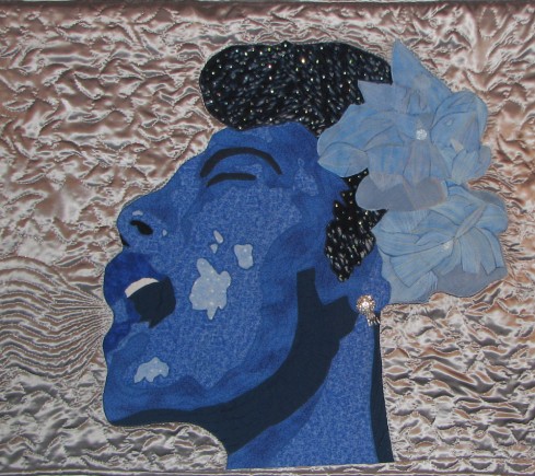 Lady Sings, Quilt by Aisha Lumumba, www.obaquilts.com