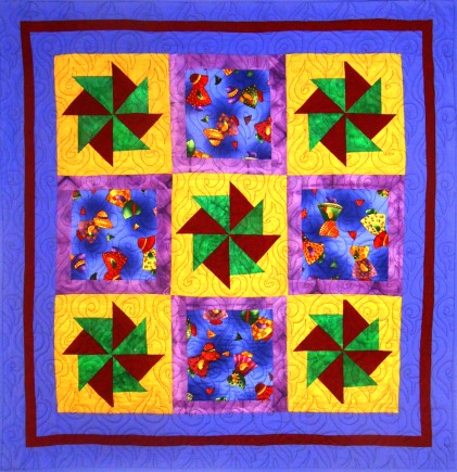 Little Wishes, Quilt by Aisha Lumumba, www.obaquilts.com