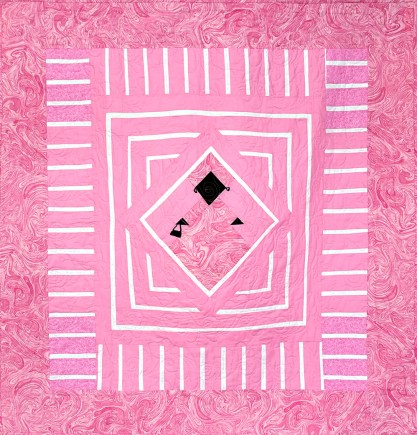 Majestic African Queen #3, Quilt by Aisha Lumumba, www.obaquilts.com