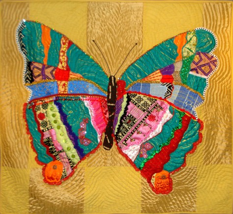 Metamorphasis, Quilt by Aisha Lumumba, www.obaquilts.com