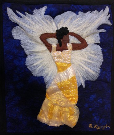 Only Women Have Wings, Quilt by Aisha Lumumba, www.obaquilts.com
