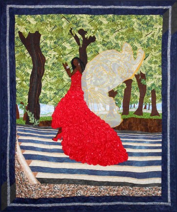 Party In The Park, Quilt by Aisha Lumumba, www.obaquilts.com