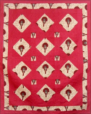 Reclaiming, Quilt by Aisha Lumumba, www.obaquilts.com