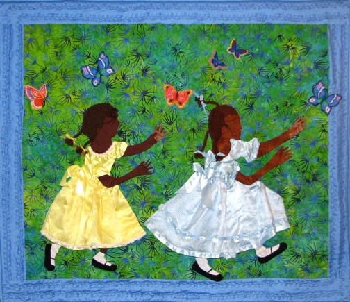 Simple Play, Quilt by Aisha Lumumba, www.obaquilts.com
