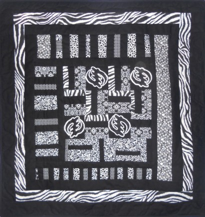 Solitude, Quilt by Aisha Lumumba, www.obaquilts.com