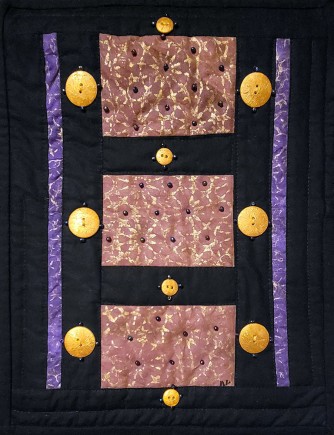 Three Times, Quilt by Aisha Lumumba, www.obaquilts.com