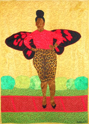 Wait a Minute, Quilt by Aisha Lumumba, www.obaquilts.com