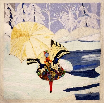 Winter Walk, Quilt by Aisha Lumumba, www.obaquilts.com