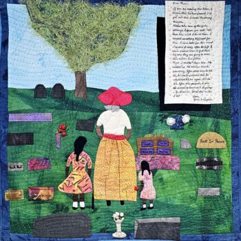 Dear Mom, Quilt by Aisha Lumumba, www.obaquilts.com