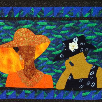 Tea for Two, Quilt by Aisha Lumumba, www.obaquilts.com