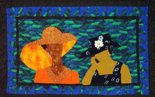 Tea for Two, Quilt by Aisha Lumumba, www.obaquilts.com