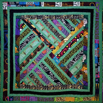 Theme Park, Quilt by Aisha Lumumba, www.obaquilts.com