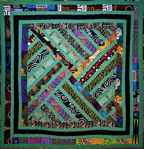 Theme Park, Quilt by Aisha Lumumba, www.obaquilts.com